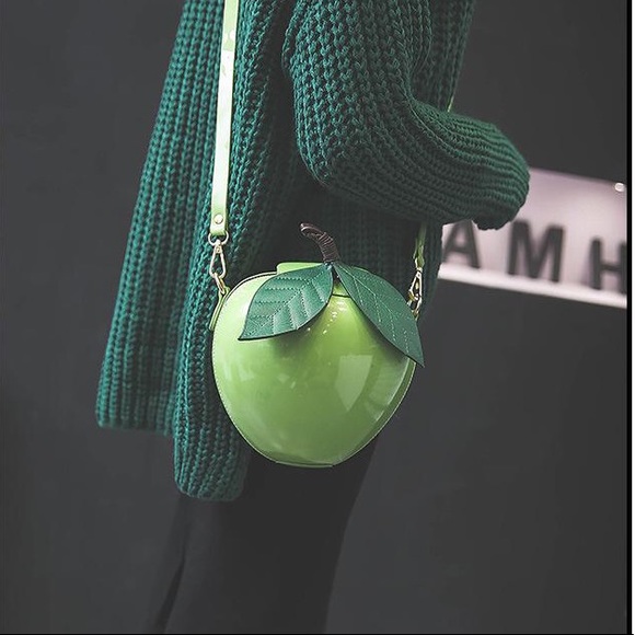 Bags Green Apple Autumn Novelty Fruit Crossbody Bag Poshmark
